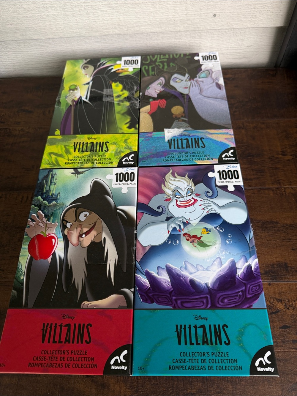 Disney Villains 4-Box Puzzle Collection